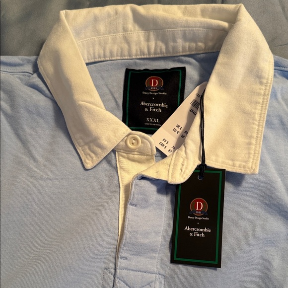NWT Abercrombie x Danzy Design Studio Vol. 28 Long-Sleeve Danzy Rugby Polo XXXL - Picture 5 of 6